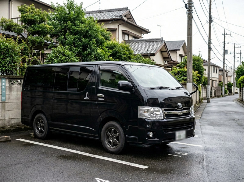 黒ハイエース