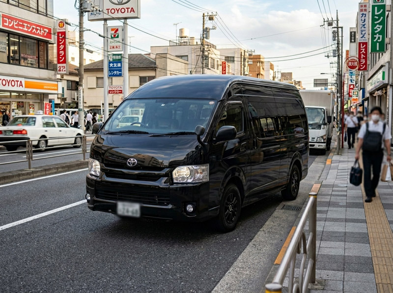 黒ハイエース